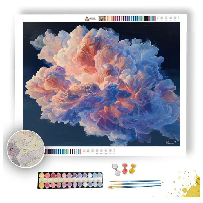COLOR PUFF - Paint by Numbers Full Kit