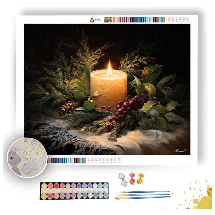 CANDLELIGHT EVE - Paint by Numbers Full Kit