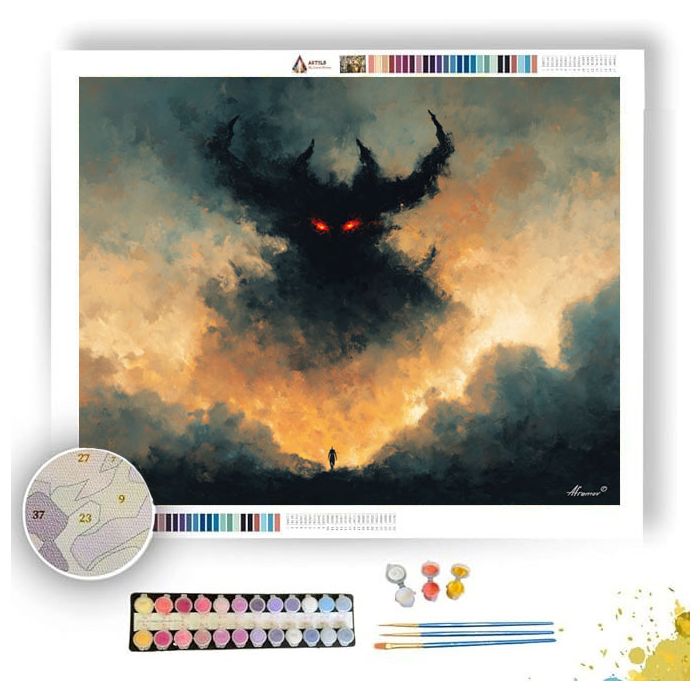 MIDNIGHT DEMON - Paint by Numbers Full Kit