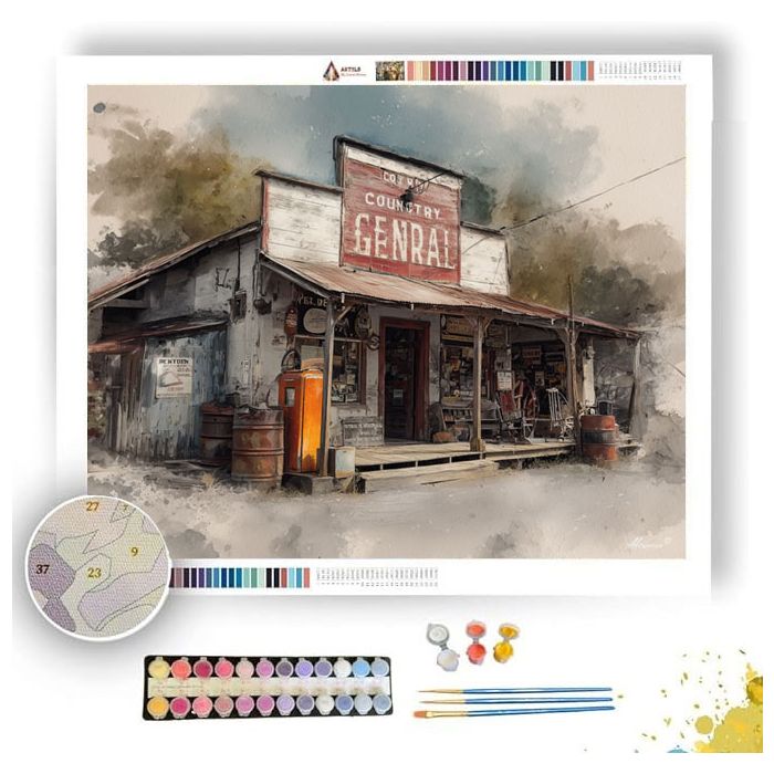 COUNTRY GENERAL - Paint by Numbers Full Kit