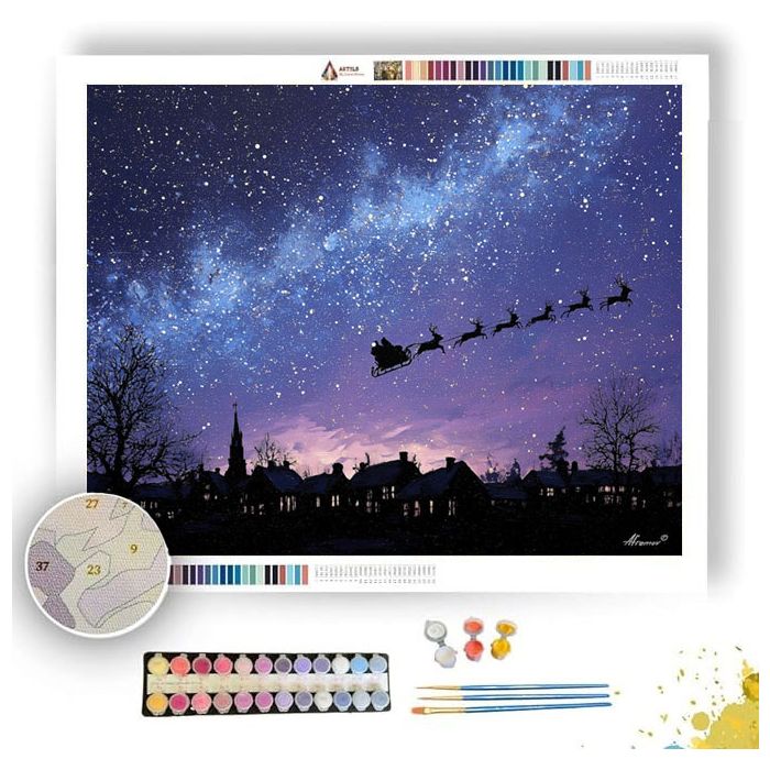 SANTAS PATH - Paint by Numbers Full Kit