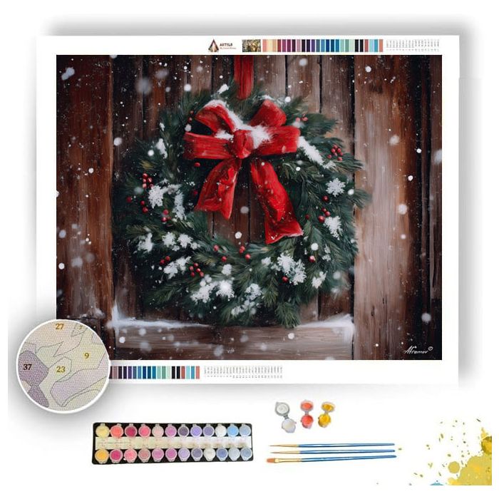 RED RIBBON - Paint by Numbers Full Kit