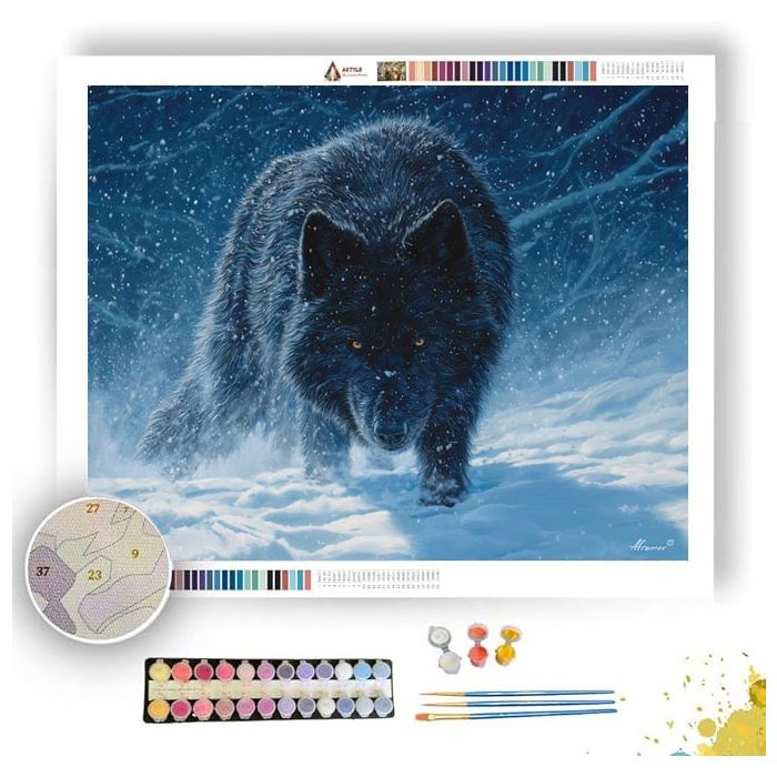MOONLIT BEAST - Paint by Numbers Full Kit