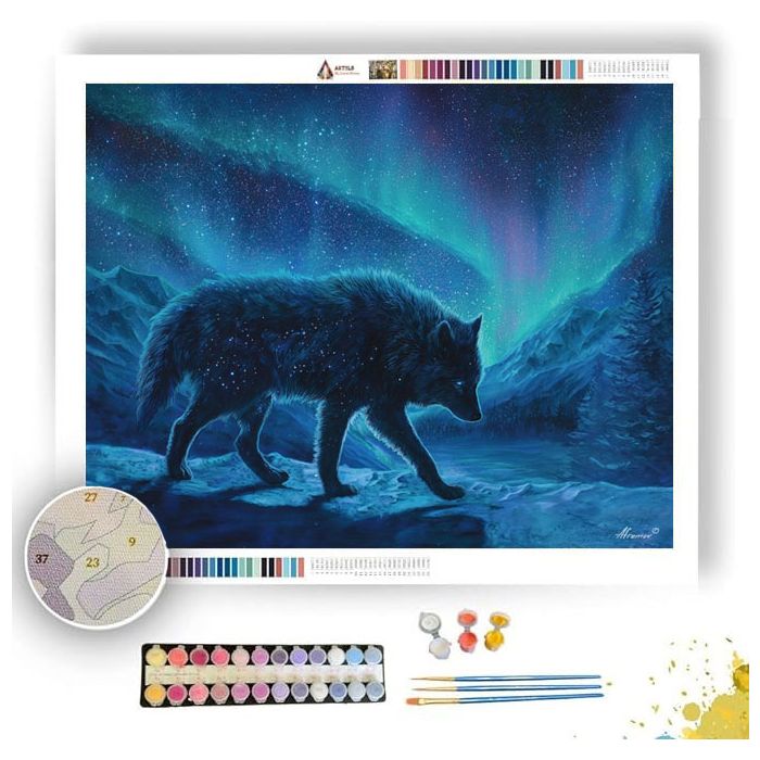 WOLF OF NIGHTFALL - Paint by Numbers Full Kit