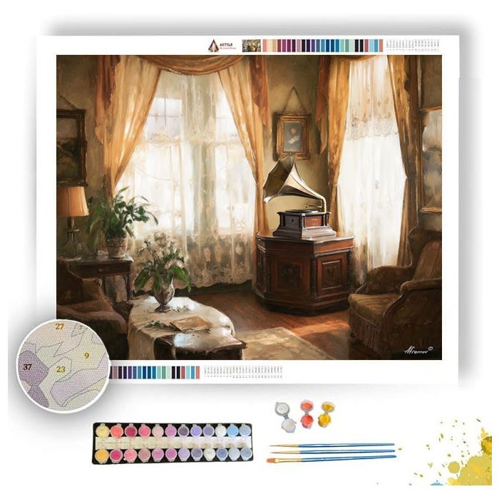 VINTAGE PARLOR - Paint by Numbers Full Kit