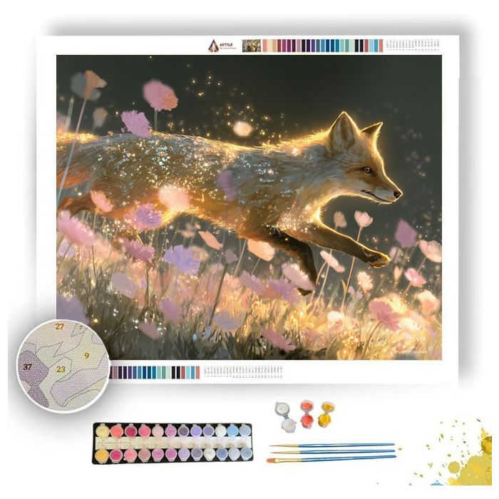SPARKLE FOX - Paint by Numbers Full Kit