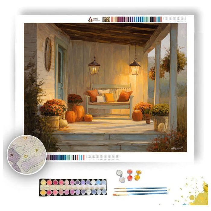 HARVEST EVENING - Paint by Numbers Full Kit