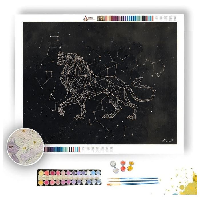 CELESTIAL LINES - Paint by Numbers Full Kit