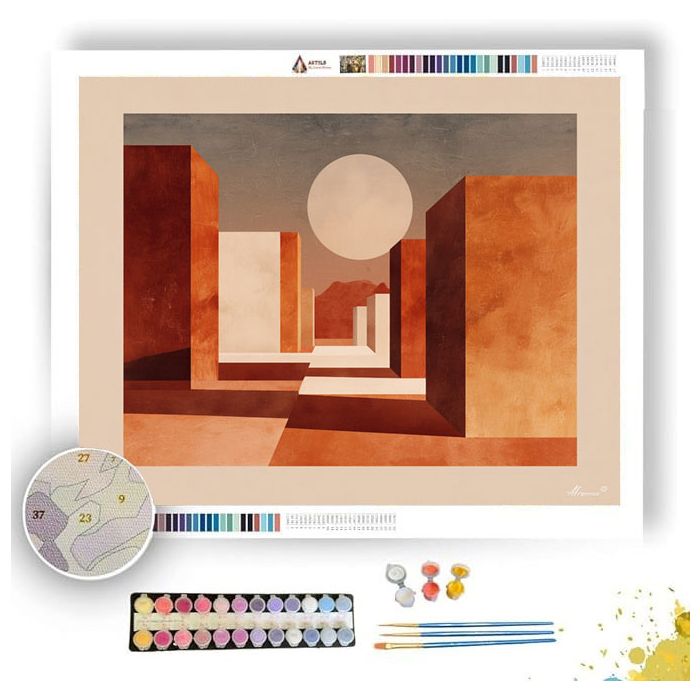 DESERT MODERN - Paint by Numbers Full Kit
