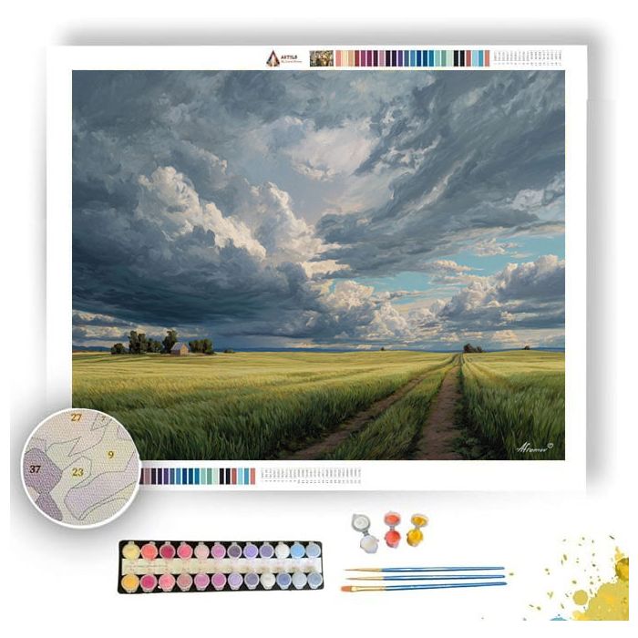 BIG SKY FIELDS - Paint by Numbers Full Kit