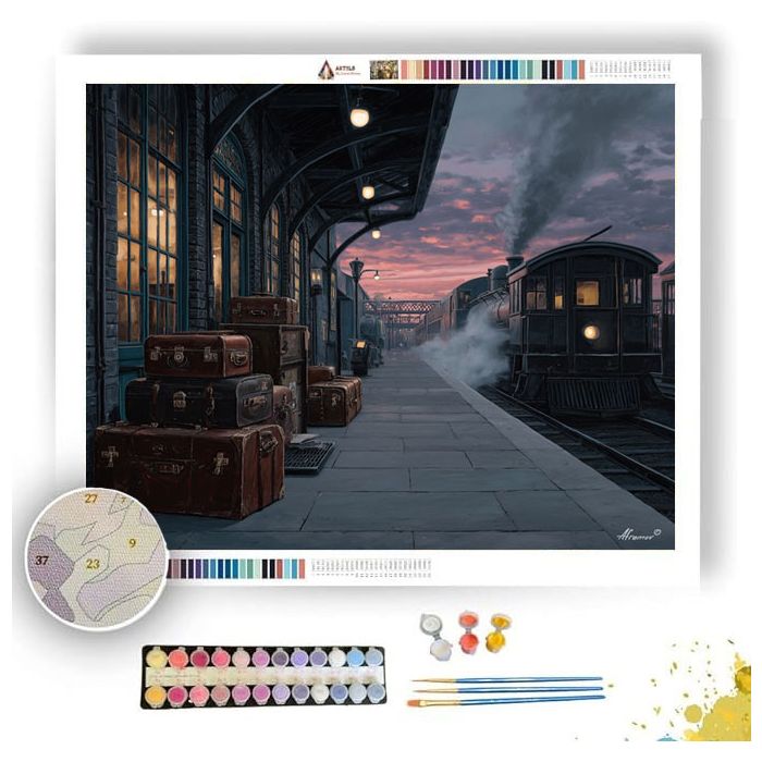 CLASSIC RAILWAY - Paint by Numbers Full Kit