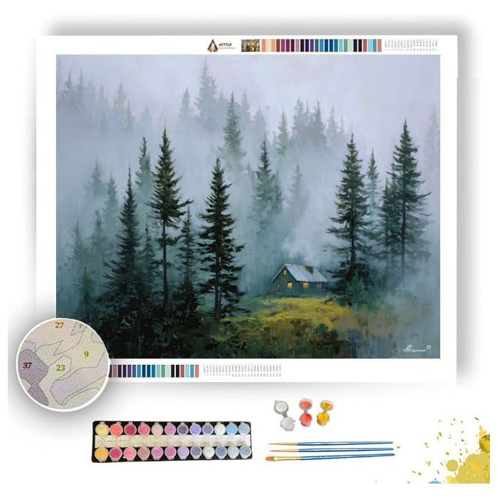 SILENT PINES - Paint by Numbers Full Kit