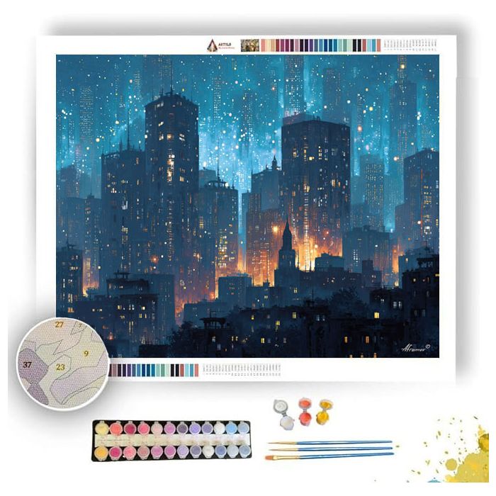 SPELLBOUND CITY - Paint by Numbers Full Kit