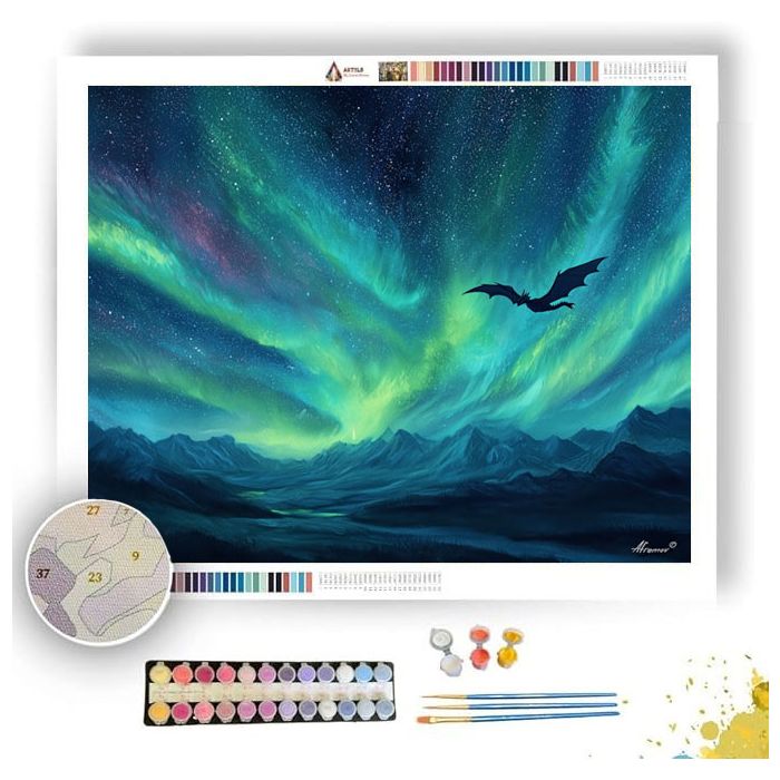 AURORA WISH DRAGON - Paint by Numbers Full Kit