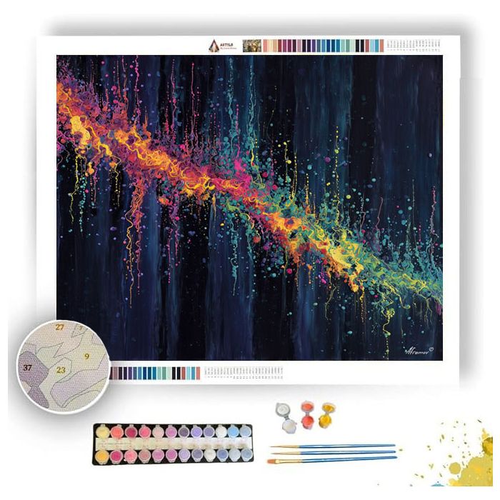 NEON THREADS - Paint by Numbers Full Kit