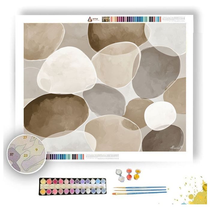QUIET SHAPES - Paint by Numbers Full Kit