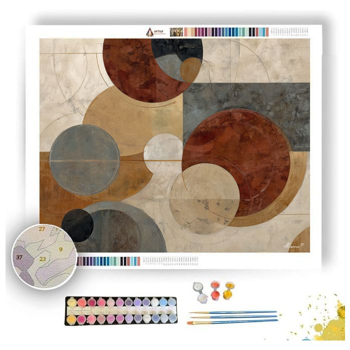 ECHO SHAPES - Paint by Numbers Full Kit