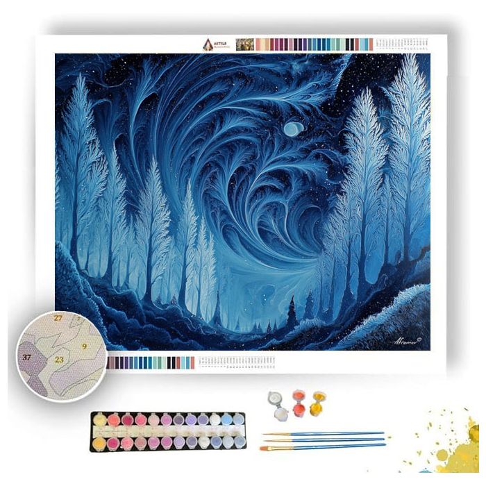 MIDNIGHT FROST - Paint by Numbers Full Kit