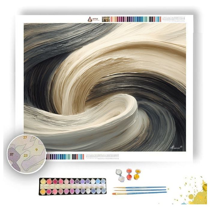 MODERN FLOW - Paint by Numbers Full Kit