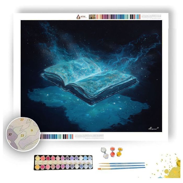 GALACTIC SPELLBOOK - Paint by Numbers Full Kit