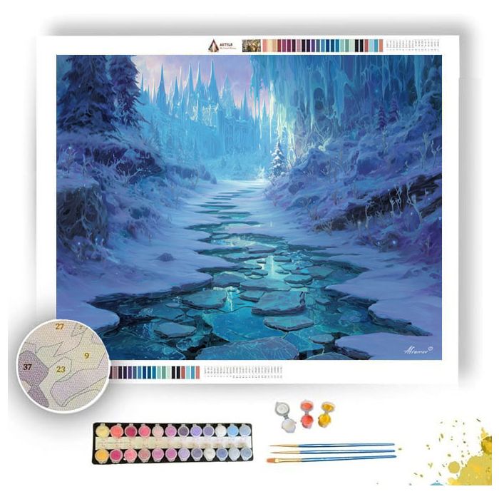 SNOW QUEENS PATH - Paint by Numbers Full Kit
