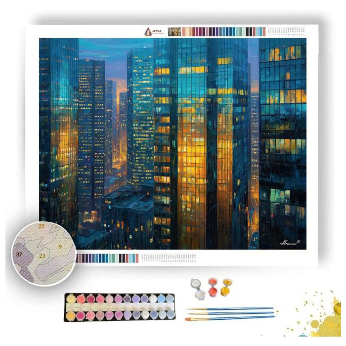 URBAN TWILIGHT - Paint by Numbers Full Kit