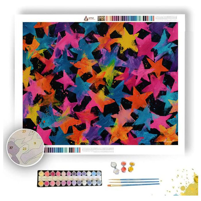 COSMIC BRIGHTS - Paint by Numbers Full Kit