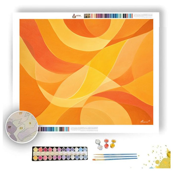 SUNNY CURVES - Paint by Numbers Full Kit