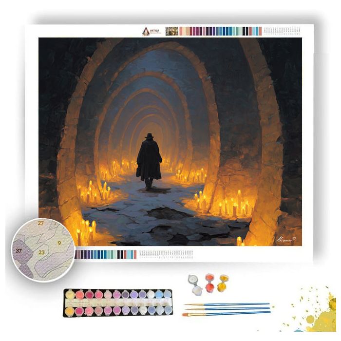 FORGOTTEN CATACOMBS - Paint by Numbers Full Kit