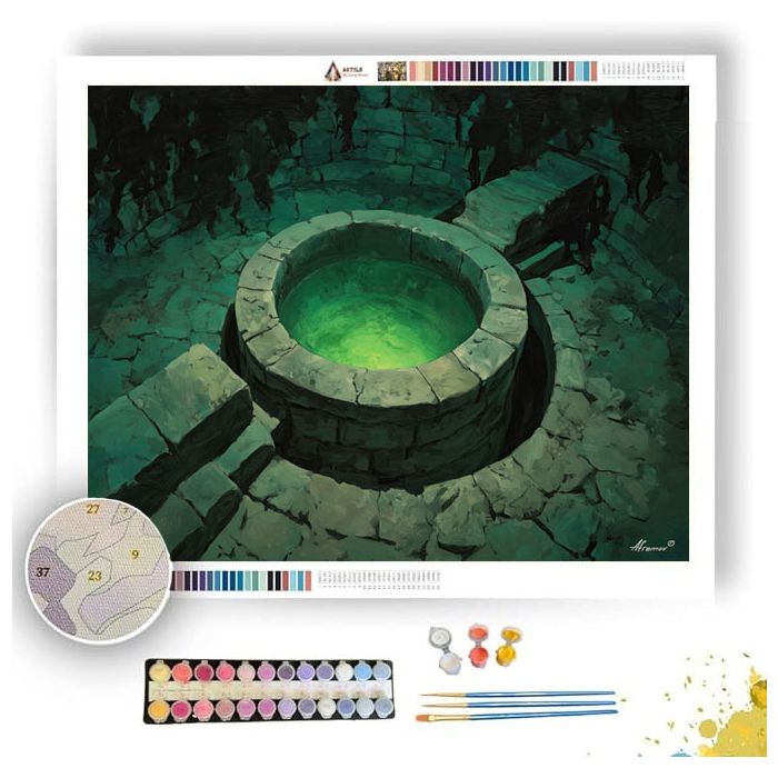 THE HAUNTING WELL - Paint by Numbers Full Kit