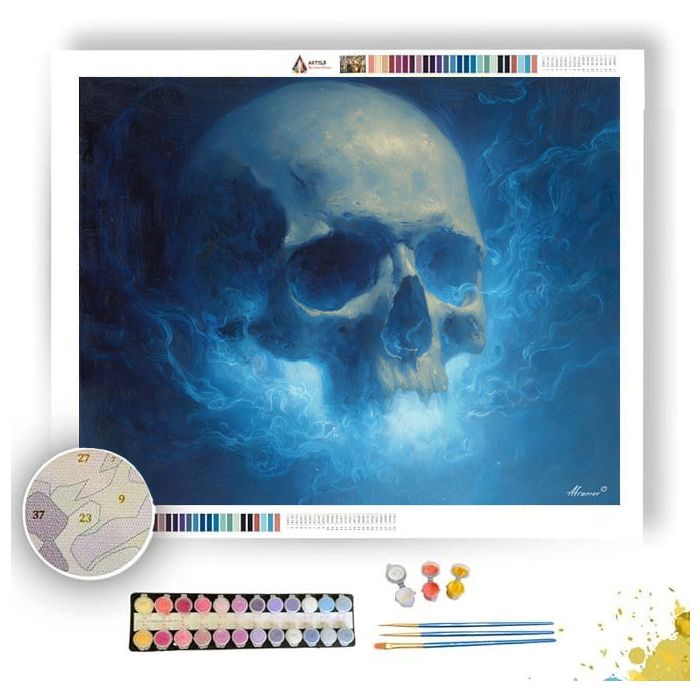 WHISPERING SKULL - Paint by Numbers Full Kit