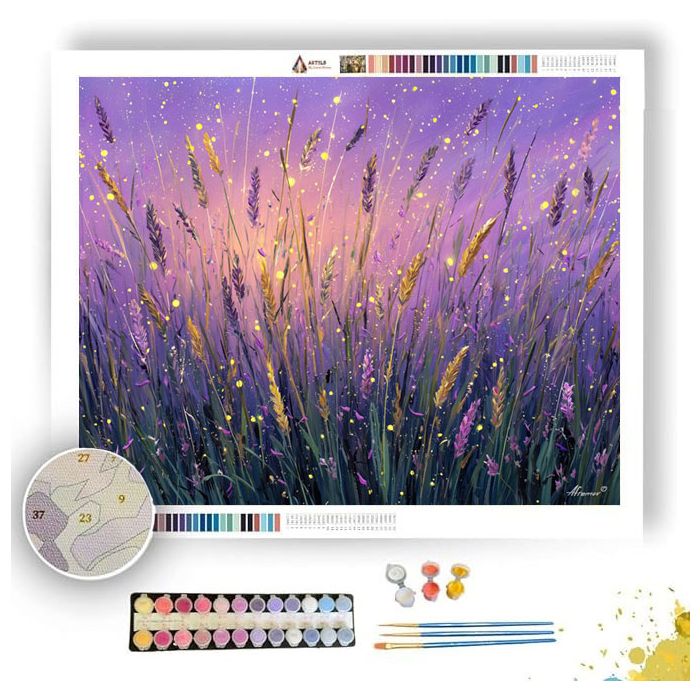 MEADOW GLOW - Paint by Numbers Full Kit