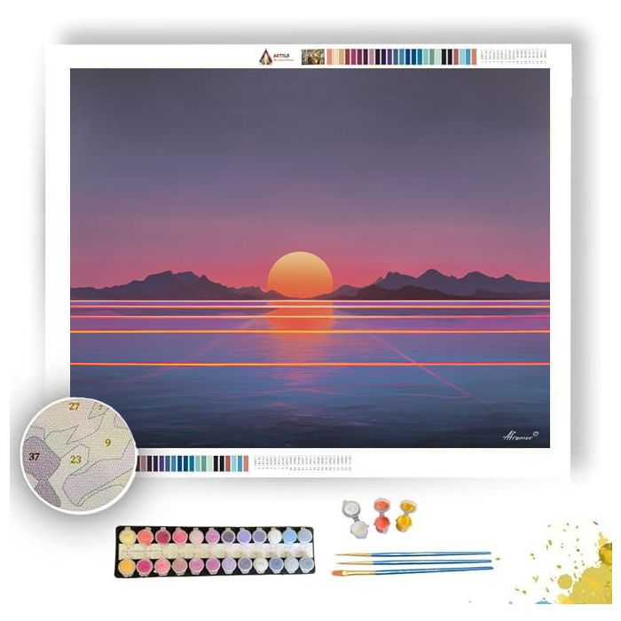 MODERN HORIZON - Paint by Numbers Full Kit