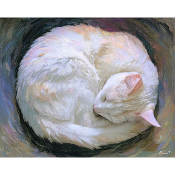 doodle cat, cute cat illustration, curled cat sketch, pastel cat design, whimsical pet doodle, simple animal drawing, playful feline art