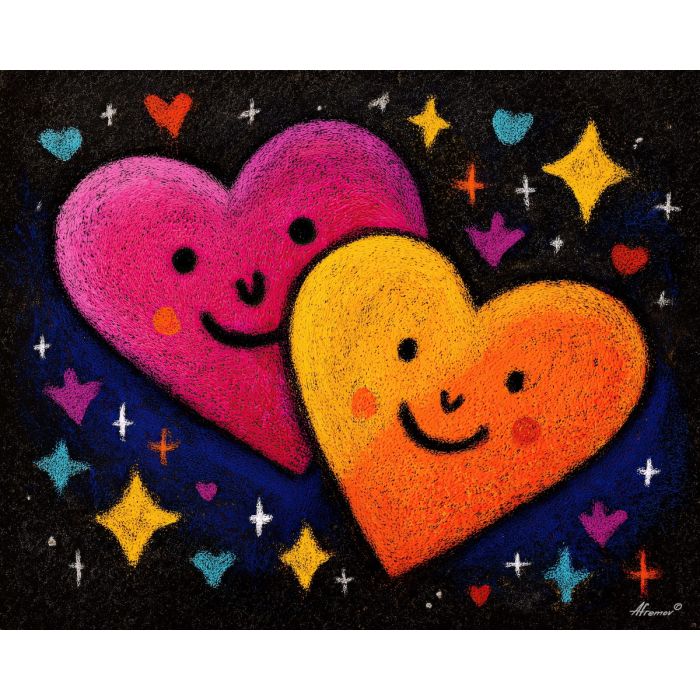 doodle hearts, hugging heart design, smiling hearts sketch, cute love illustration, playful valentine doodle, simple heart art