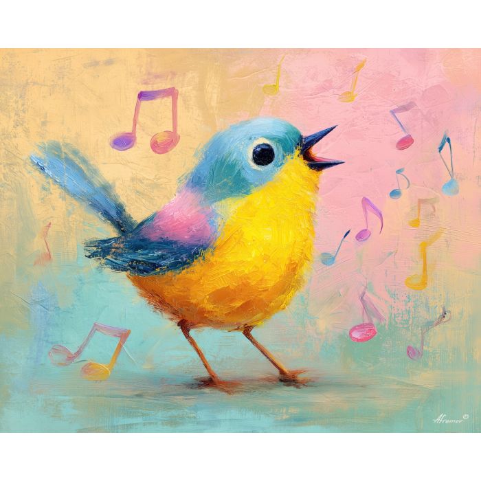 doodle bird, music notes sketch, singing bird doodle, pastel tone art, whimsical sound illustration, hand-drawn bird design