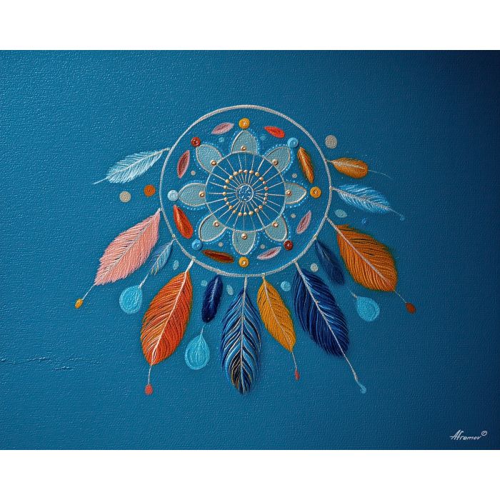 doodle dreamcatcher, feather doodle, circular boho pattern, bead sketch art, minimal dream design, whimsical line drawing