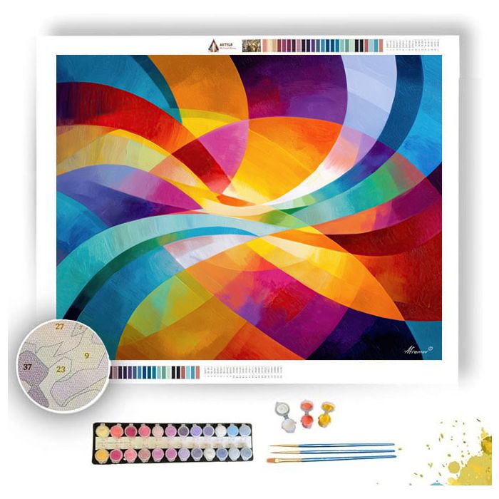 ARCS OF LIGHT - Paint by Numbers Full Kit