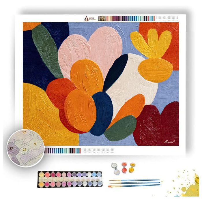 MODERN ABSTRACT GARDEN - Paint by Numbers Full Kit