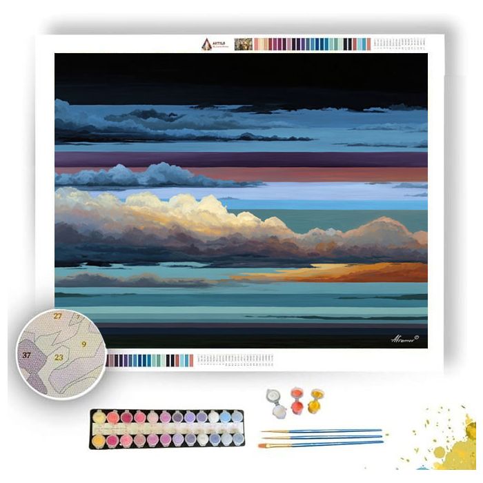 MODERN SKY STACK - Paint by Numbers Full Kit