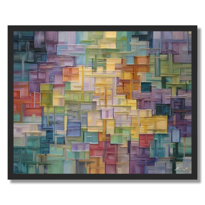MODERN FLOW GRID - FRAMED
