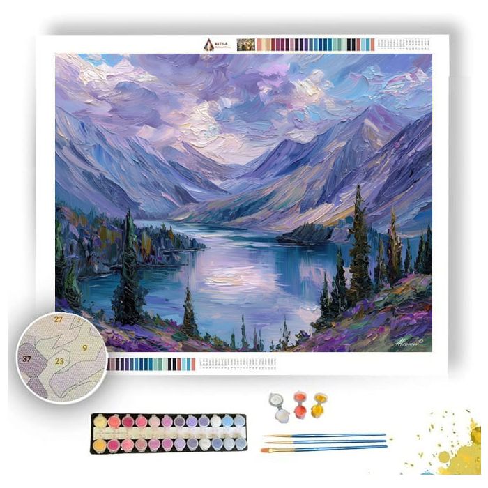 WIND OVER SILVER LAKE - Paint by Numbers Full Kit