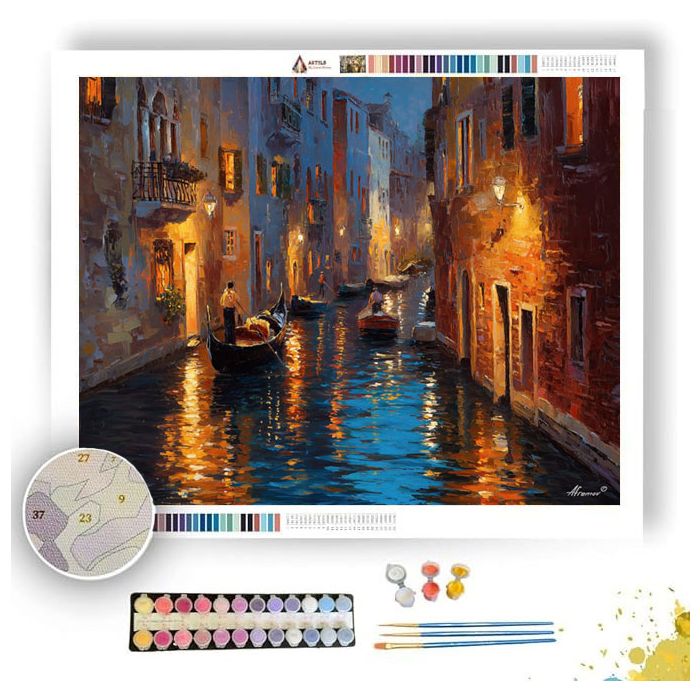 VENETIAN WATER GLOW - Paint by Numbers Full Kit