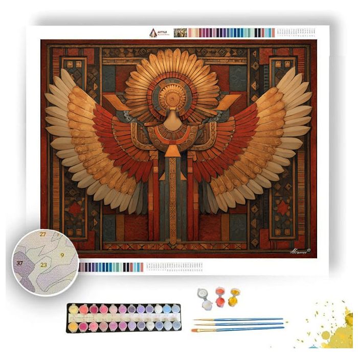 WINGED SUN EMPRESS - Paint by Numbers Full Kit