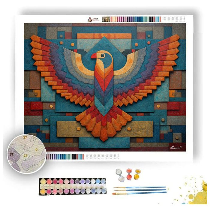 EAGLE OF THE FOUR WINDS - Paint by Numbers Full Kit