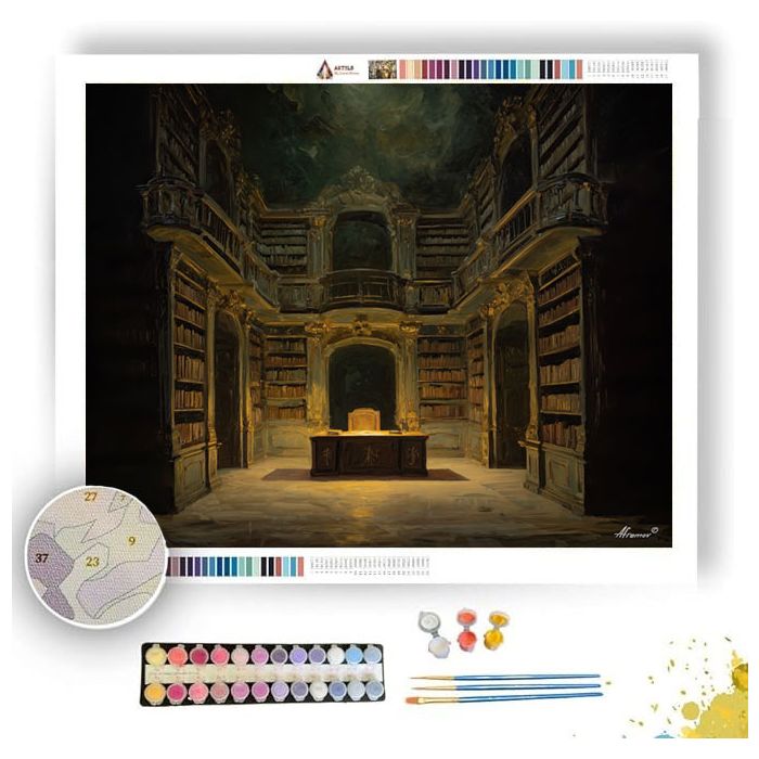 THE SECRET LIBRARY - Paint by Numbers Full Kit