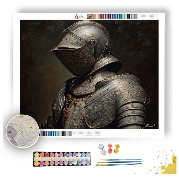 THE KNIGHTS OATH - Paint by Numbers Full Kit