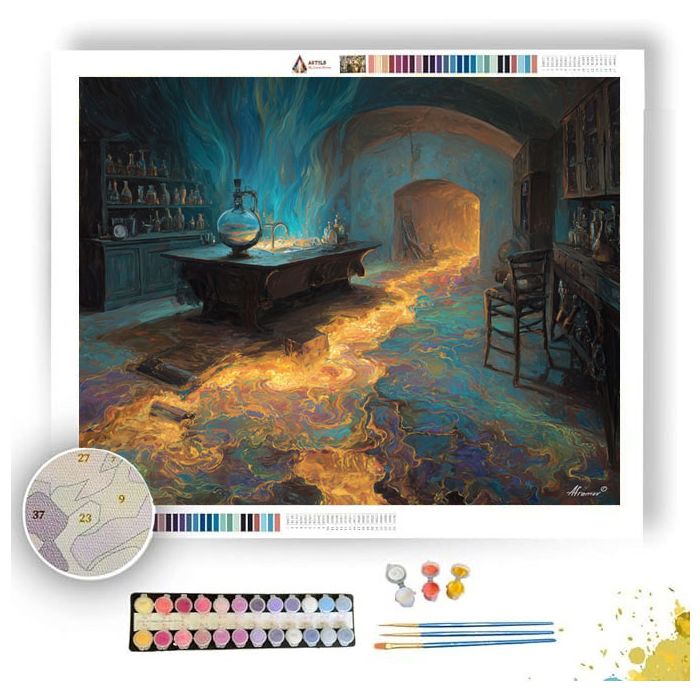THE ALCHEMISTS FIRE - Paint by Numbers Full Kit