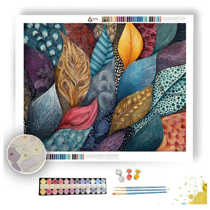 TANGLE FOREST DREAM - Paint by Numbers Full Kit
