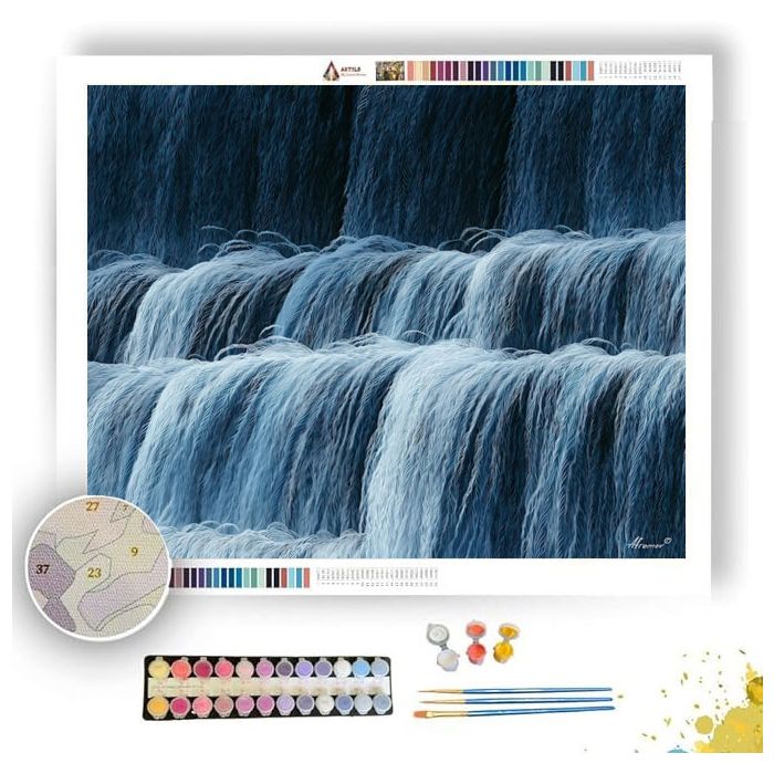 ZEN WATERFALL STRANDS - Paint by Numbers Full Kit